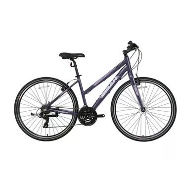 Bisan Guida 45 cm V 28 Jant 21 Vites Metalik Gri Mavi Beyaz Kadın Şehir Bisikleti