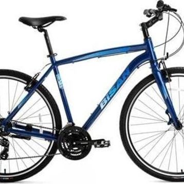 Bisan Guida 52 cm V 28 Jant 21 Vites Lacivert Gri Erkek Şehir Bisikleti