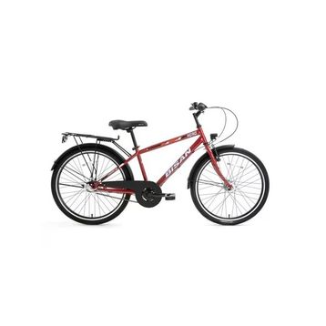 Bisan Hero 42 cm V 26 Jant 3 Vites Metalik Kırmızı Erkek Şehir Bisikleti