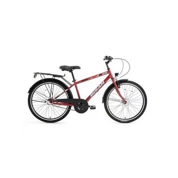 Bisan Hero 42 cm V 26 Jant 3 Vites Metalik Kırmızı Erkek Şehir Bisikleti