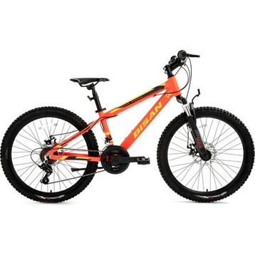 Bisan Kdx 2900 30 cm MD 24 Jant 21 Vites Neon Turuncu Siyah Sarı Çocuk Bisikleti