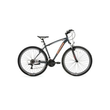 Bisan Leon 48 cm V 27.5 Jant 21 Vites Mat Gri Turuncu Erkek Dağ Bisikleti