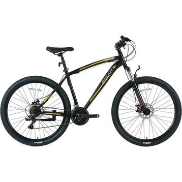Bisan MTS 4600 46 cm MD 27.5 Jant 21 Vites Mat Siyah Sarı Erkek Dağ Bisikleti
