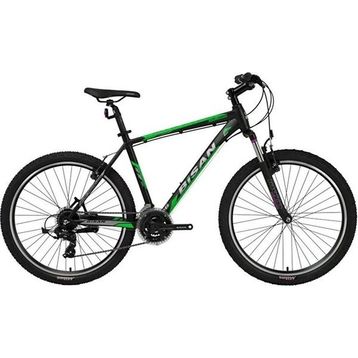 Bisan Mtx 7050 48 cm V 29 Jant 21 Vites Mat Siyah Yeşil Erkek Dağ Bisikleti