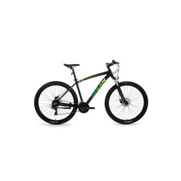Bisan MTX 7200 43 cm MD 29 Jant 24 Vites Mat Siyah Yeşil Dağ Bisikleti