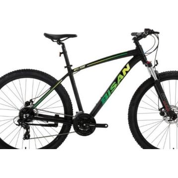 Bisan MTX 7200 MD 24 Vites 26 Jant 15.5 Kadro Gri Açık Yeşil Dağ Bisikleti