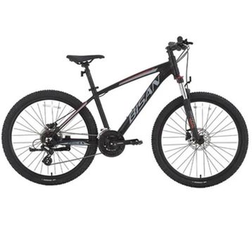 Bisan MTX 7300 3x8 Vites 26 Jant 39.5 cm Mat Siyah Gri Erkek Dağ Bisikleti