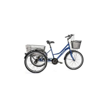 Bisan Porter 44 cm V 24 Jant 3 Vites Lacivert Beyaz Üç Tekerli Bisiklet