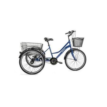 Bisan Porter 44 cm V 24 Jant 3 Vites Lacivert Beyaz Üç Tekerli Bisiklet