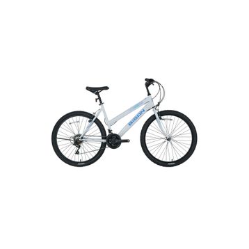 Bisan Sentiero 42 cm V 24 Jant 21 Vites Metalik Beyaz Mavi Kadın Dağ Bisikleti