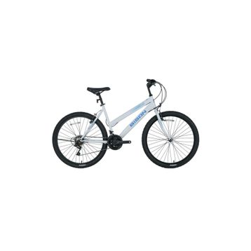 Bisan Sentiero 42 cm V 24 Jant 21 Vites Metalik Beyaz Mavi Kadın Dağ Bisikleti