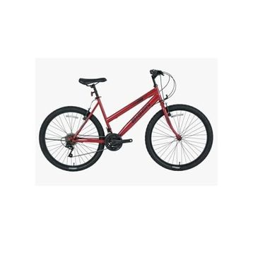 Bisan Sentiero 42 cm V 24 Jant 21 Vites Metalik Kırmızı Siyah Kadın Dağ Bisikleti