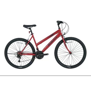 Bisan Sentiero 42 cm V 24 Jant 21 Vites Metalik Kırmızı Siyah Kadın Dağ Bisikleti
