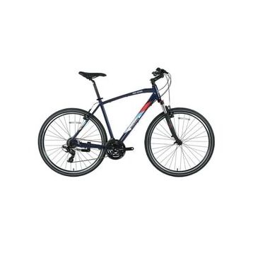 Bisan TRX 8100-23 46 cm V 28 Jant 21 Vites Mat Siyah Mavi Erkek Şehir Bisikleti