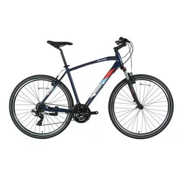 Bisan TRX 8100-23 46 cm V 28 Jant 21 Vites Mat Siyah Mavi Erkek Şehir Bisikleti