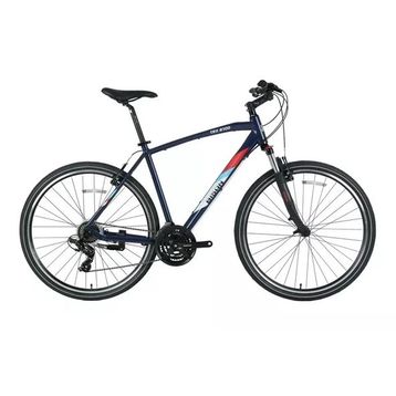 Bisan TRX 8100-23 46 cm V 28 Jant 21 Vites Mat Siyah Mavi Erkek Şehir Bisikleti