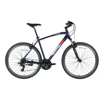 Bisan TRX 8100-23 46 cm V 28 Jant 21 Vites Mat Siyah Mavi Erkek Şehir Bisikleti