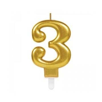 Bisepetim 3 Rakam Gold Renk Mum