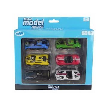 Bisepetim 6'lı Die Cast Metal Model Araçlar