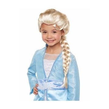 Bisepetim Çocuk Boy Platin Altın Dore Renk Karlar Ülkesi Elsa Frozen Peruğu