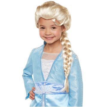 Bisepetim Çocuk Boy Platin Altın Dore Renk Karlar Ülkesi Elsa Frozen Peruğu