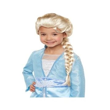 Bisepetim Çocuk Boy Platin Altın Dore Renk Karlar Ülkesi Elsa Frozen Peruğu