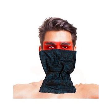 Bisepetim Çoklu Kafatası Siyah Bandana