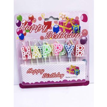 Bisepetim Happy Birthday Renkli Mum