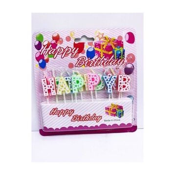 Bisepetim Happy Birthday Renkli Mum