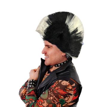 Bisepetim Model 5 Mohican Mohawk Punk Peruk