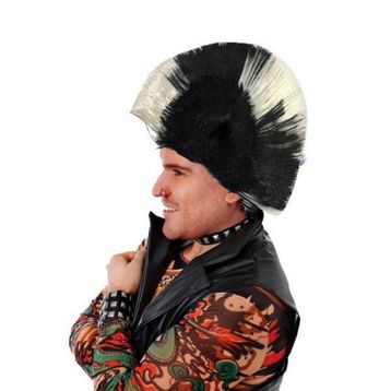 Bisepetim Model 5 Mohican Mohawk Punk Peruk