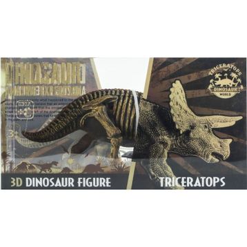 Bisepetim Sert Plastik Triceratops Dinozor Figürü