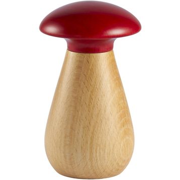 Bisetti Mantar Kırmızı 13.5 cm Baharat Değirmeni