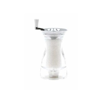 Bisetti Pesaro-Urbino Şeffaf 17.5 cm Akrilik Tuz Değirmeni
