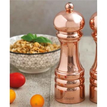 Bisetti Rame Parlak Bakır 16.5 cm Karabiber Değirmeni