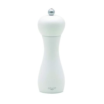 Bisetti Rimini Mat Beyaz 18 cm Karabiber Değirmeni