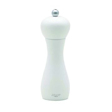 Bisetti Rimini Mat Beyaz 18 cm Karabiber Değirmeni