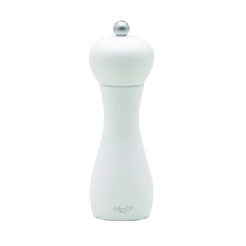 Bisetti Rimini Mat Beyaz 18 cm Karabiber Değirmeni
