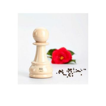 Bisetti Satranç Serisi Piyon 33710 Beyaz 17 cm Karabiber Değirmeni