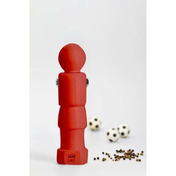 Bisetti Soccer Player Kırmızı 23 cm Karabiber Değirmeni