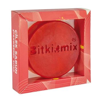 Bitkimix 100 gr Gliserinli Şeffaf Çilek Sabun