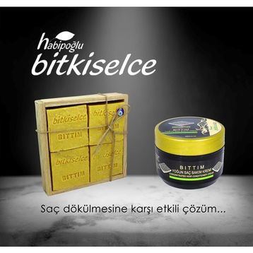 Bitkiselce 4'lü Bıttım Sabunu ve Saç Maskesi Saç Dökülmesine Karşı Etkili