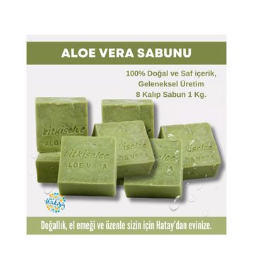 Bitkiselce 4x450 gr El Yapımı Aloavera Sabunu