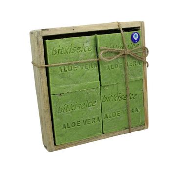 Bitkiselce 4x450 gr El Yapımı Aloavera Sabunu