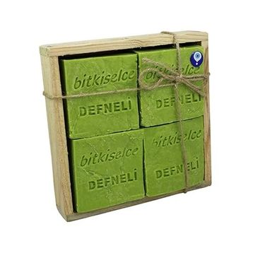 Bitkiselce 4x450 gr El Yapımı Defneli Gar Sabunu