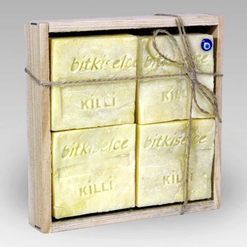 Bitkiselce 4x450 gr El Yapımı Kil Sabunu