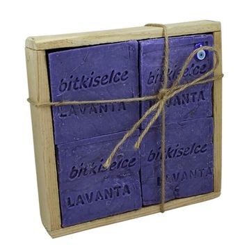 Bitkiselce 4x450 gr El Yapımı Lavanta Sabunu