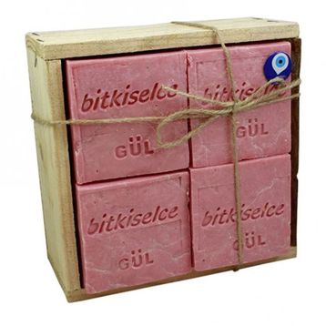 Bitkiselce 8x1 kg El Yapımı Gül Sabunu
