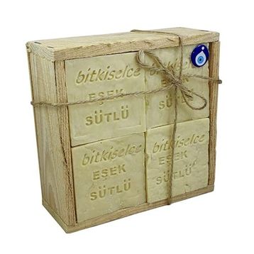 Bitkiselce 8x950 gr El Yapımı Eşek Sütü Sabunu