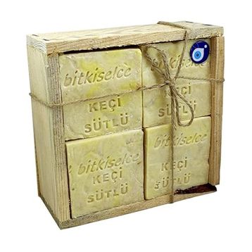 Bitkiselce 8x950 gr El Yapımı Keçi Sütü Sabunu